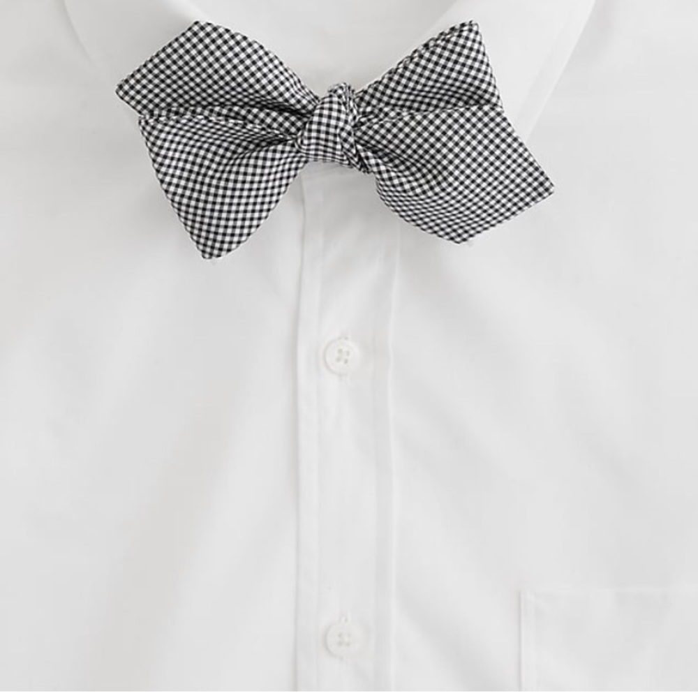 J. Crew Men’s Mini-gingham Bow Tie